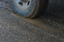 wheel in the mud